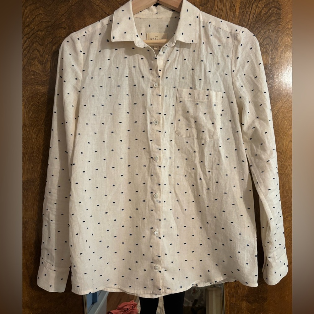 Sezane button up